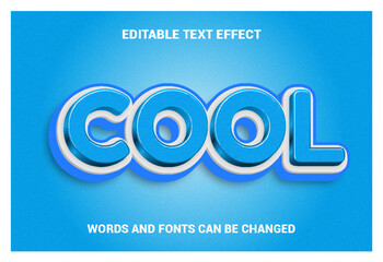 Cool 3D Vector Text Effect Fully Editable High Quality