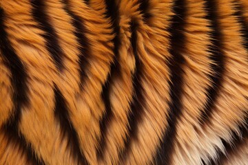 The texture of the tiger skin fur Generative AI 