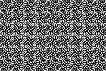 Abstract black and white pattern. Monochrome mosaic pattern graphic design element.