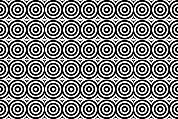 Abstract black and white pattern. Monochrome mosaic pattern graphic design element.