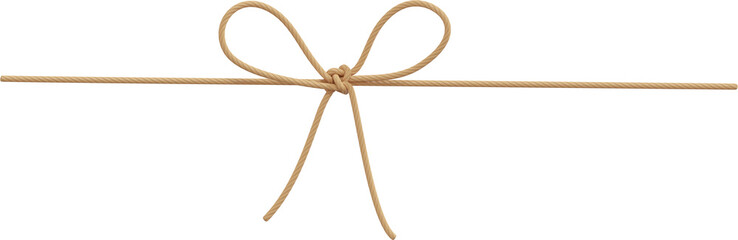 3D Render Twine Ribbon With bow © Arasigner