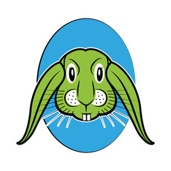 cute rabbit animal cartoon icon vector illustration design graphic design vector illustration graphic design