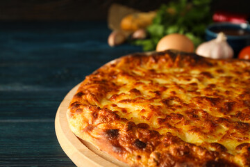 National Georgian cuisine food, flour product - Khachapuri