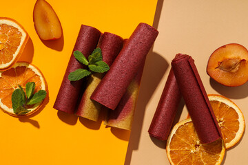 Concept of tasty and sweet food - pastille