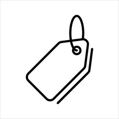 Price tag icon. Tag label icon for websites and apps. vector illustration on white background