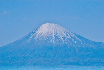 快晴の富士山