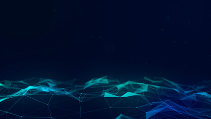 abstract blue plexus gradient background