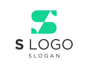 Logo about S Letter on white background. created using the CorelDraw application.