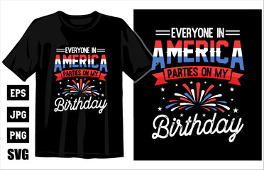4th July independent day t-shirt design, freedom t-shirt design vector, independence day vintage t-shirt