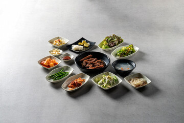 Pork ribs, makguksu, beef ribs, Korean beef sashimi,noodles, Buckwheat soba, mail, mail makguksu, buckwheat crepe, big dumpling,