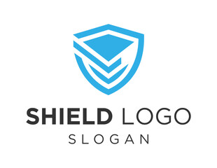 Logo about Shield on white background. created using the CorelDraw application.