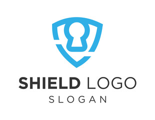 Logo about Shield on white background. created using the CorelDraw application.