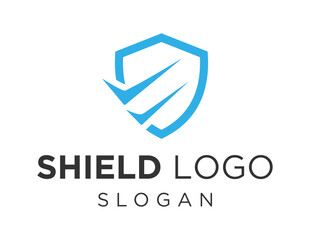 Logo about Shield on white background. created using the CorelDraw application.