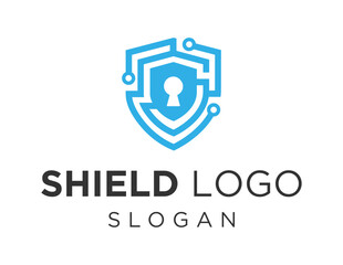 Logo about Shield on white background. created using the CorelDraw application.