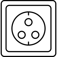 Wall Socket Icon