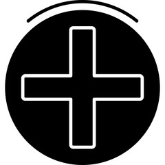 Obraz premium Plus Sign Icon