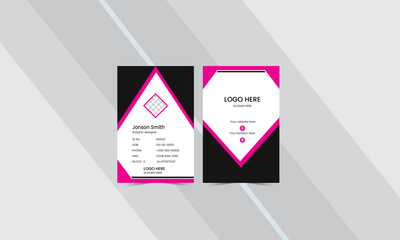Id card design template.