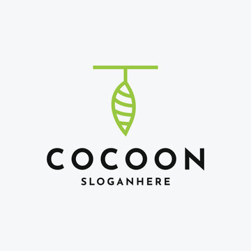 Cocoon Logo Design Abstract Elegant Template