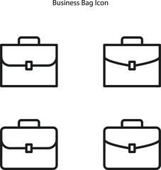 Office bag icon. Business bag filled flat sign for mobile concept and web design. Briefcase glyph icon. Symbol, logo illustration. 