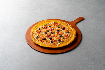 Pizza, bulgogi, pizza, pastry, bacon, cheese crust, cheese, sweet potato, cheddar cheese