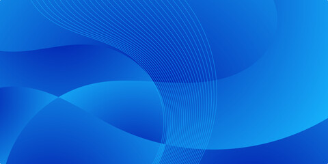 abstract blue wave background with lines