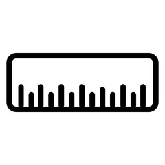 Ruler Icon represents precision, measurement, and alignment, symbolizing accuracy and control in various fields