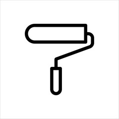 Paint Roller Icon for website design, app, UI. vector illustration on white background.