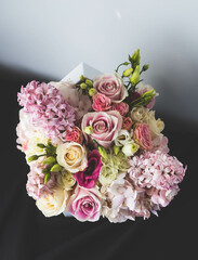 beautiful pastel colors flowers bouquets.
 

