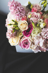 beautiful pastel colors flowers bouquets.
 
