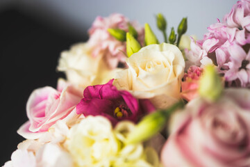 beautiful pastel colors flowers bouquets.
 
