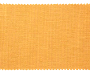 Zelfklevend Fotobehang Yellow fabric swatch samples texture isolated with clipping path © aopsan