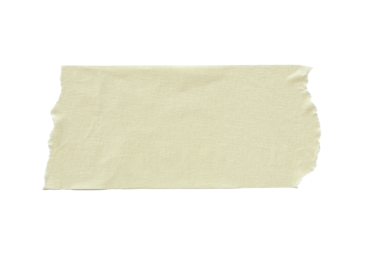 torn masking tape isolated with clipping path