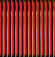 red metallic gold and black thin lines design