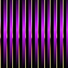 Thin purple metallic gold and black stripes design