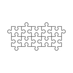 Background of folded puzzle pieces or jigsaw puzzles.
