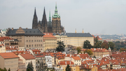 Obraz premium view of the Prague castle