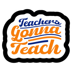 Retro Teacher  T-shirt Design, Vector