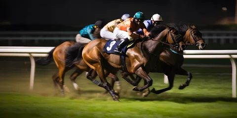 Foto op Canvas horse racing on the race © Rafael