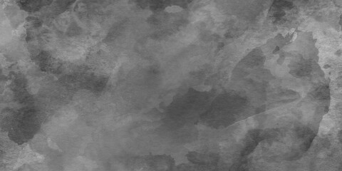 Naklejka premium White and black marble texture with grunge and blurry stains, Abstract grunge white or grey watercolor painting background, Concrete old and grainy wall white color grunge texture with stains. 