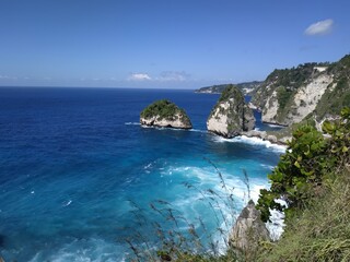 Coastline of Nusa Penida, Bali, Indonesia