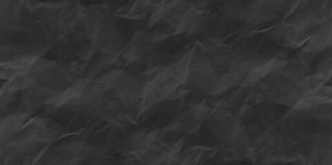 Black creased crumpled paper texture can be use as background. Ragged black Paper. black waxed packing paper texture.	