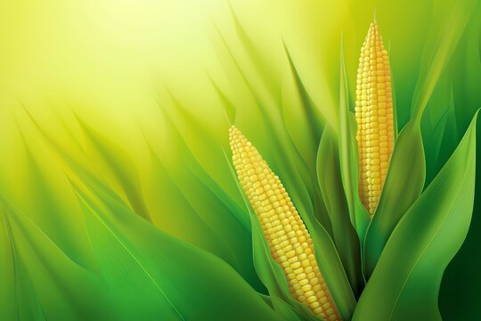 corn background from generative ai