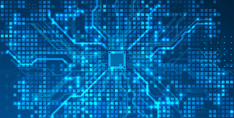 Abstract background on technological and scientific topics.