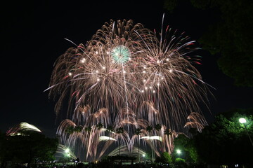 Nagoya Art Fireworks Festival in Japan
