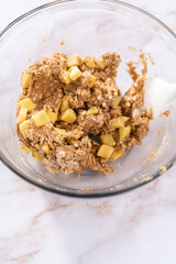 Apple oatmeal cookies