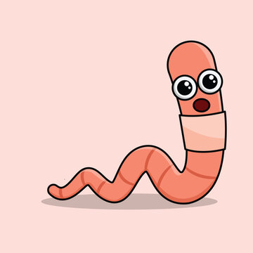 cartoon worm