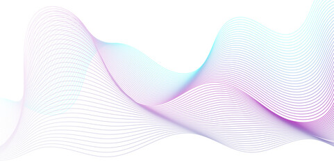 Geomatics tecnology Abstract blue flowing wave lines background. Modern glowing moving lines design. Modern blue moving lines design element. Futuristic technology concept. Vector illustration.