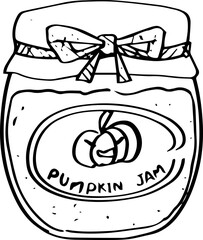 Pumpkin Jam Autumn sketch