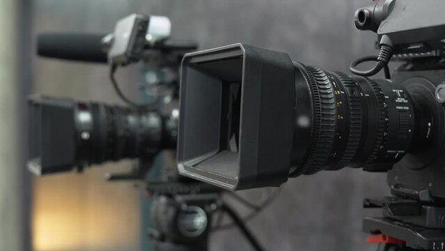 A pair of cameras - closeup