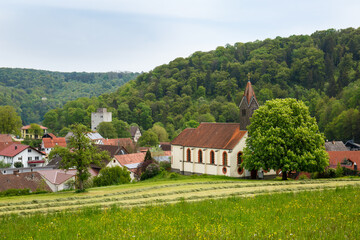 Indelhausen, Stadtteil von Hayingen im Landkreis Reutlingen (Schwäbische Alb)
